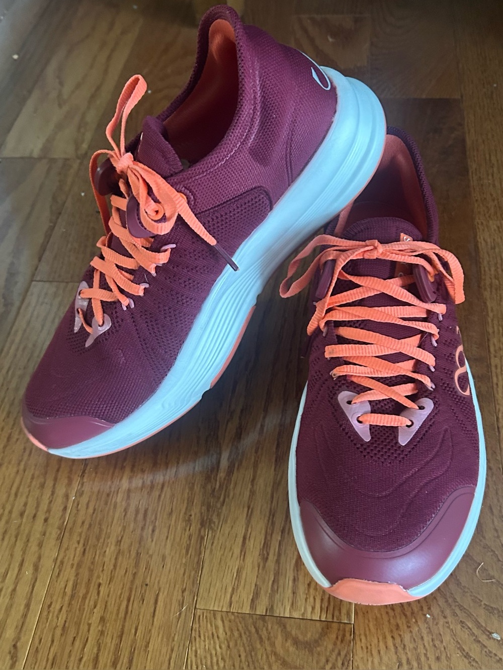 Saysh The Felix Runner Women's Sneakers Burgundy Coral Athletic Shoes Size 8.5